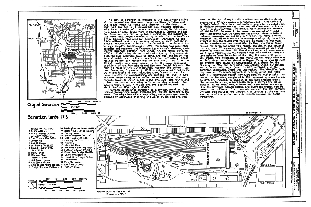 Library of Congress Scranton Maps